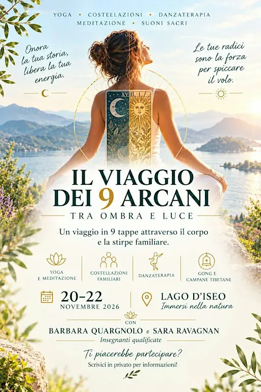Il Viaggio dei 9 Arcani - tra ombra e luce