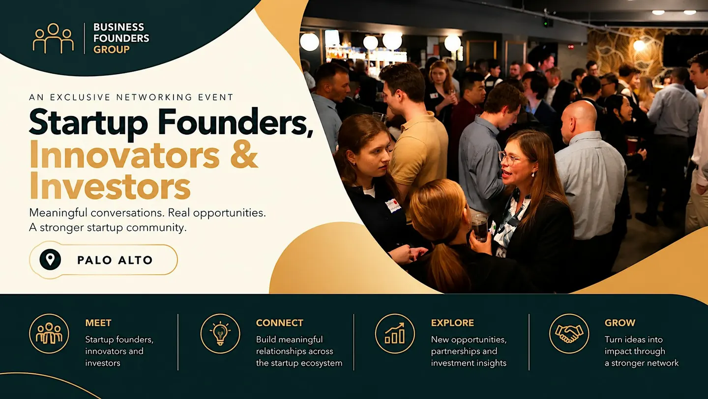 Palo Alto Startup Founders, Innovators & Investors Networking Night