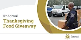 Gwinnett County Sheriff’s Office Sixth Annual Thanksgiving Food Giveaway