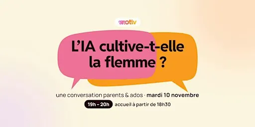 Conversation 01 : l'IA cultive-t-elle la flemme ?