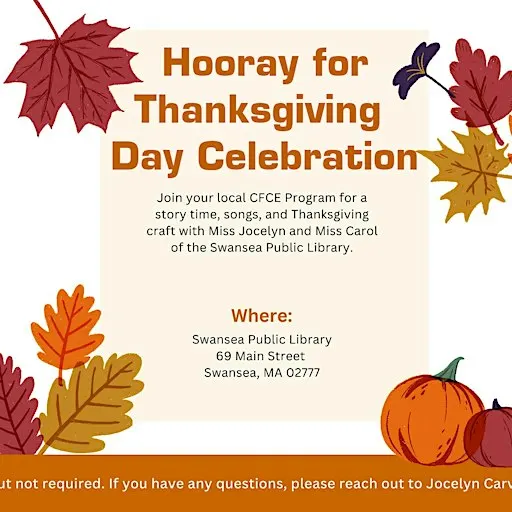 Hooray for Thanksgiving Day Celebration - November 2026