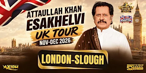 Attaullah Khan Esakhelvi (Slough) Concert and Interaction with fans