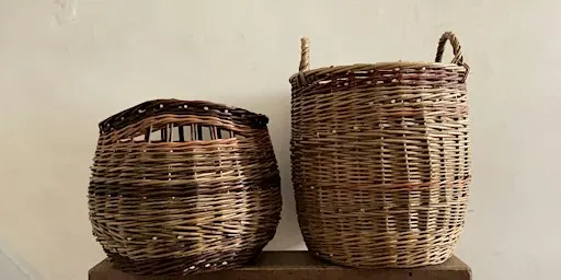 Willow 2 Day English round basket workshop with Sarah Le Breton