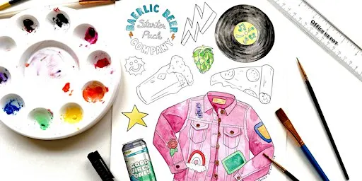Pints & Palettes: Watercolor Workshop at Baerlic Alberta with ADX Fest