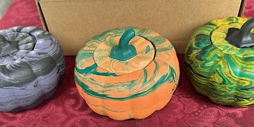 The Jesmonite Pumpkin Pot Workshop in UPPER POPPLETON, YORK by Objectify