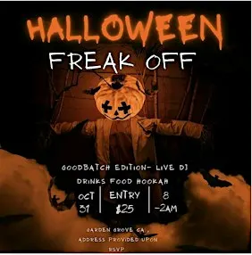 Thursday Halloween Night Tickets