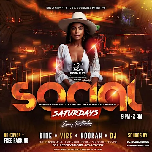 SOCIAL SATURDAYS @ Brew City Kitchen & Cocktails