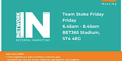 NetworkIN Team Stoke Friday Breakfast Fortnightly Meeting