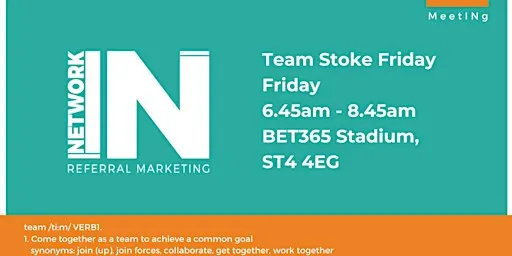 NetworkIN Team Stoke Friday Breakfast Fortnightly Meeting