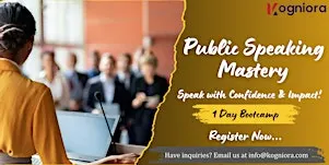Public Speaking Mastery: Speak with Confidence & Impact! in Cincinnati, OH