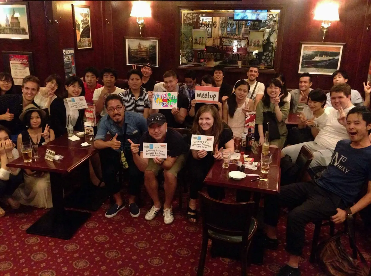 Exciting & Fun Language Exchange British pub Umeda楽しい言語交換Meetu