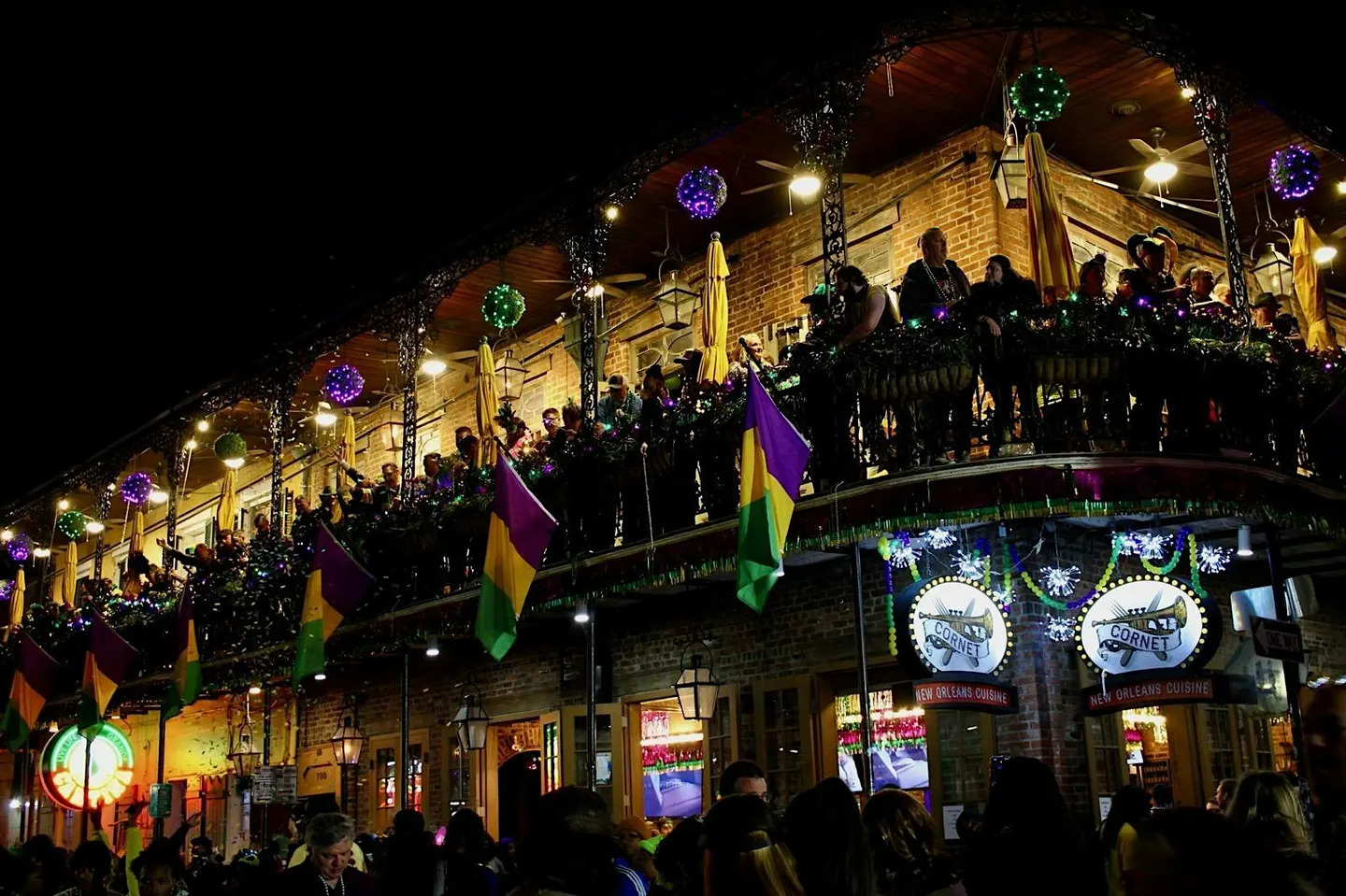 Mardi Gras Balcony Party - Bacchus Sunday