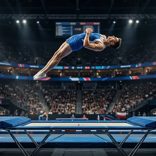 Trampoline Gymnastics Gtr01 Summer Games 2028