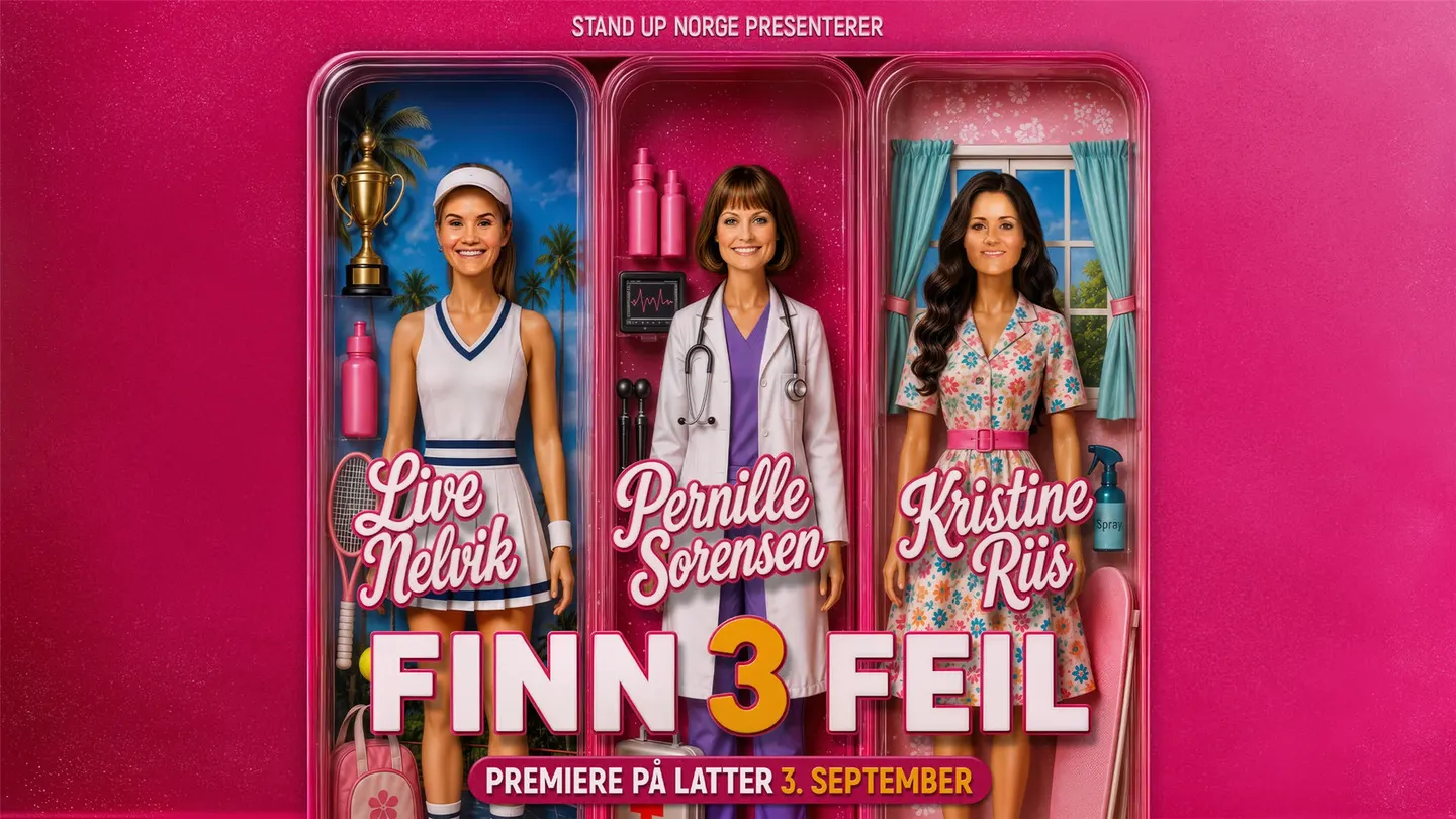 Finn tre feil