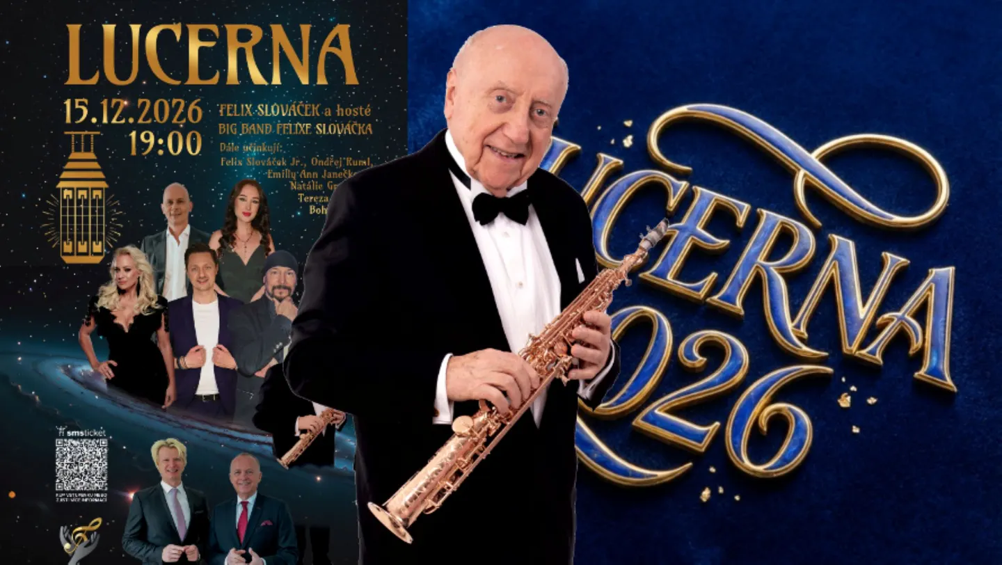 Vánoční koncert v Lucerně s Felixem Slováčkem