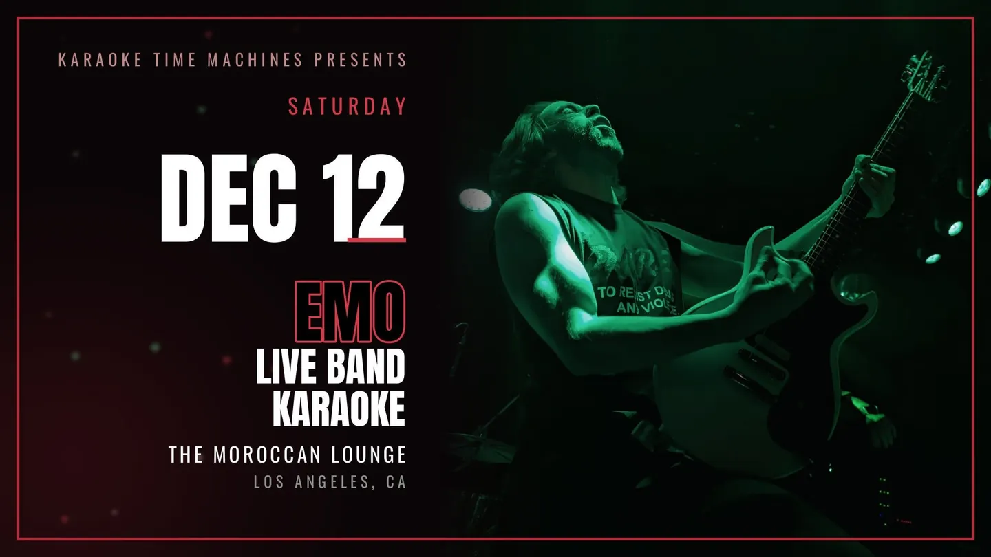 Karaoke Time Machines Presents: Emo Karaoke