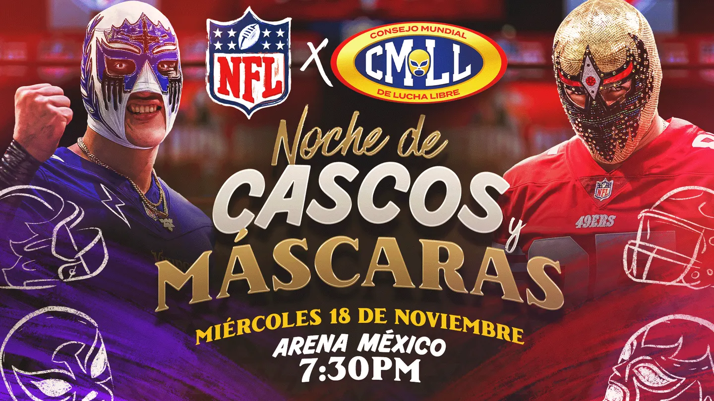 NFL x CMLL: Noche de cascos y mascaras