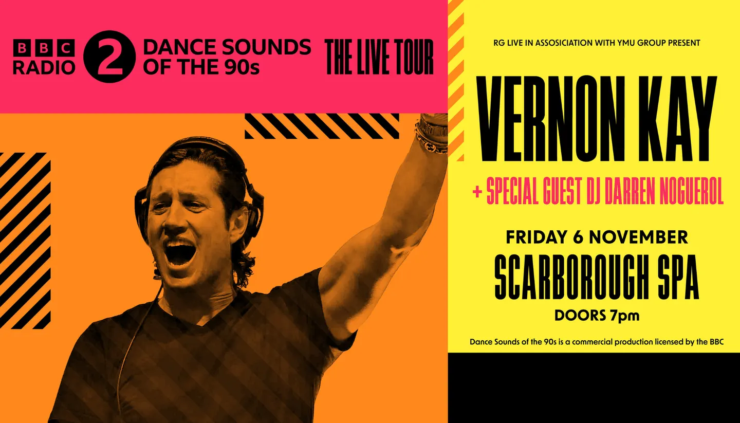 BBC Radio 2 DANCE Sounds of the 90s with Vernon Kay