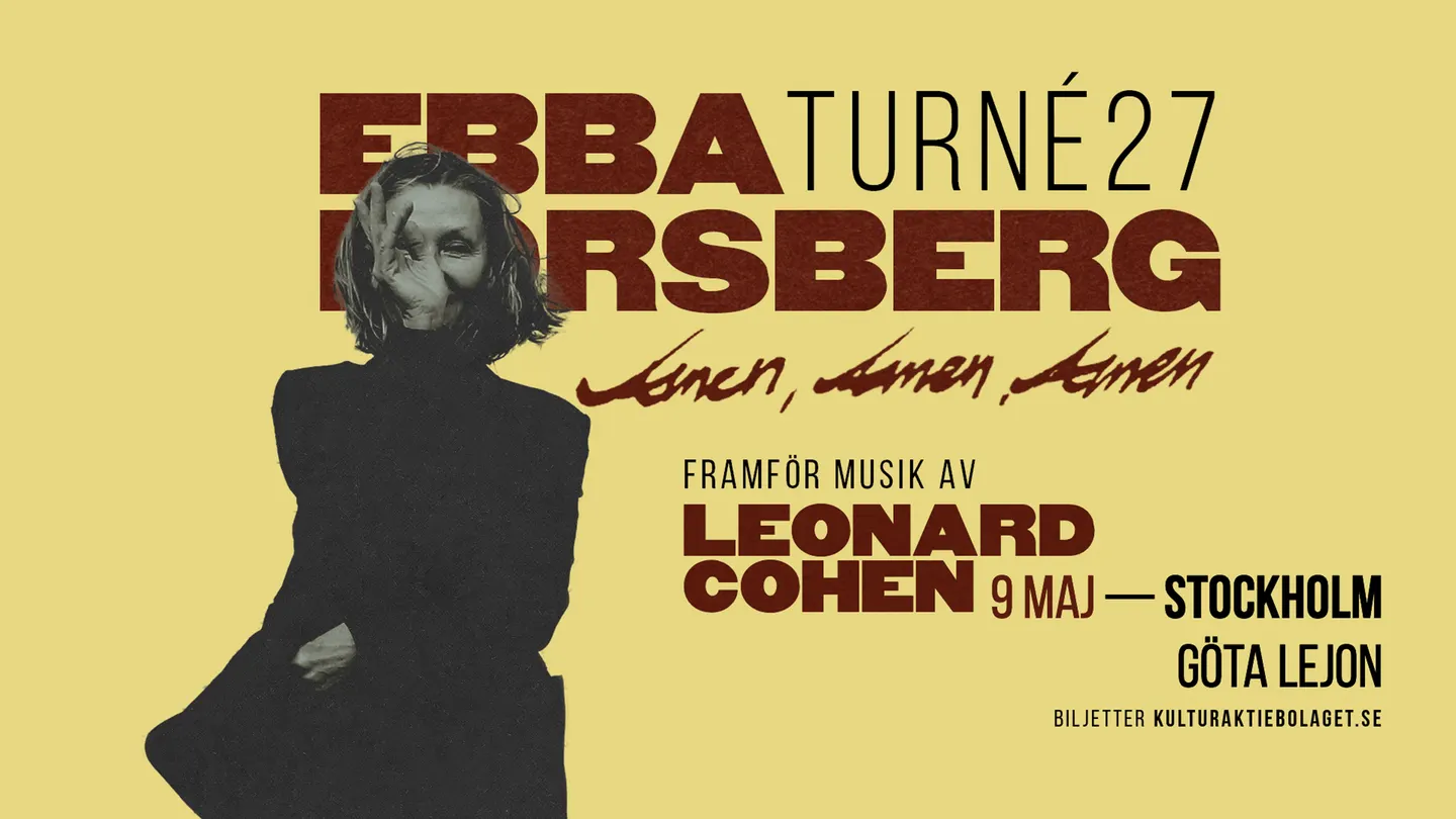 Ebba Forsberg – Amen, Amen, Amen