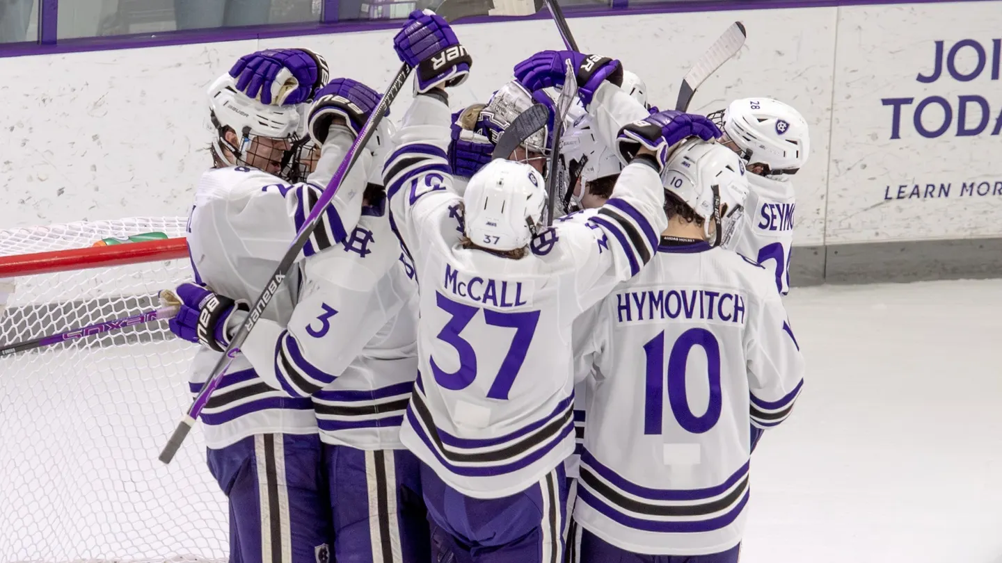 Holy Cross Vs Maine Ice Hockey Game
