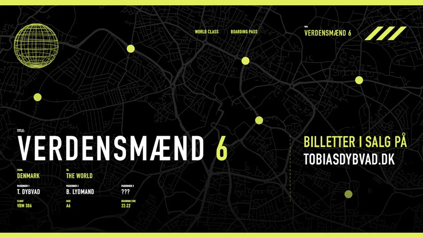 Verdensmænd sæson 6 - D.23.-24. og 25.2.2027 kl.19.00.