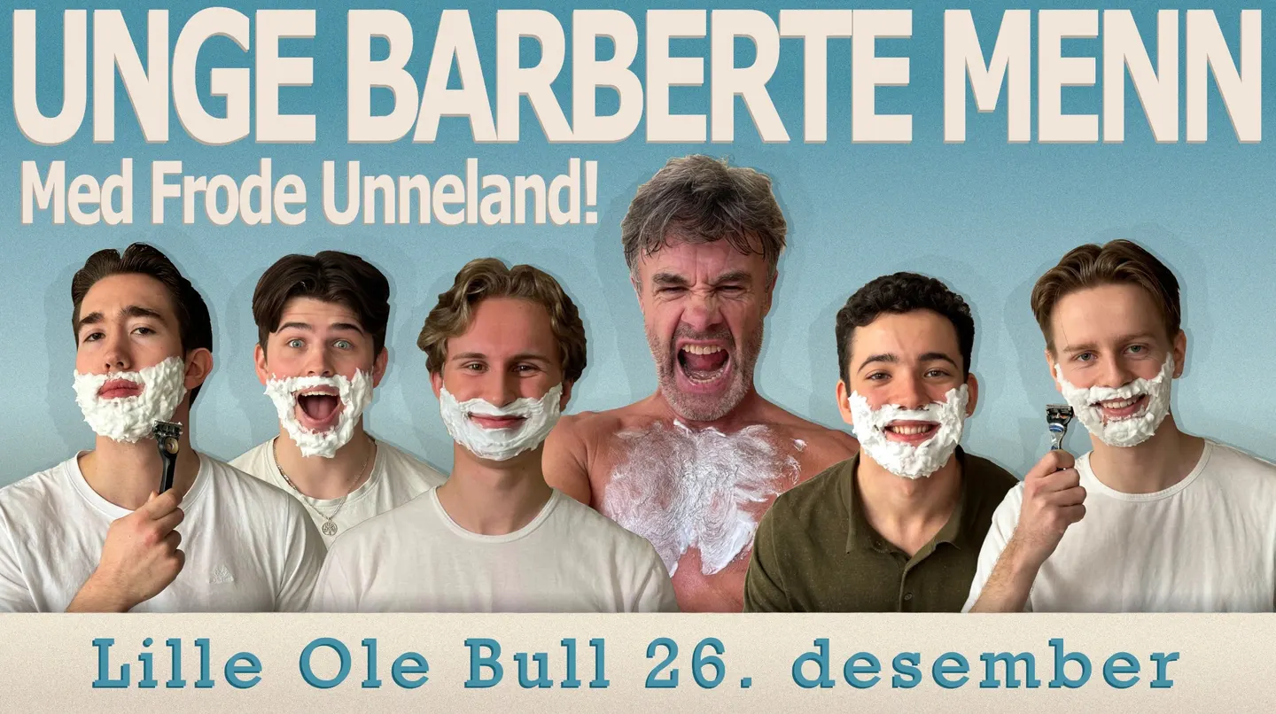 Unge Barberte Menn