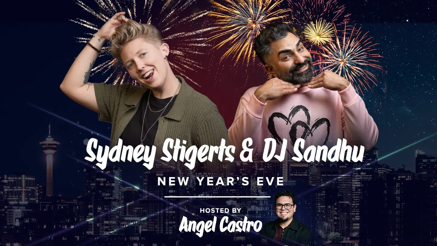 Last Laughs NYE Show with DJ Sandhu & Sydney Stigerts