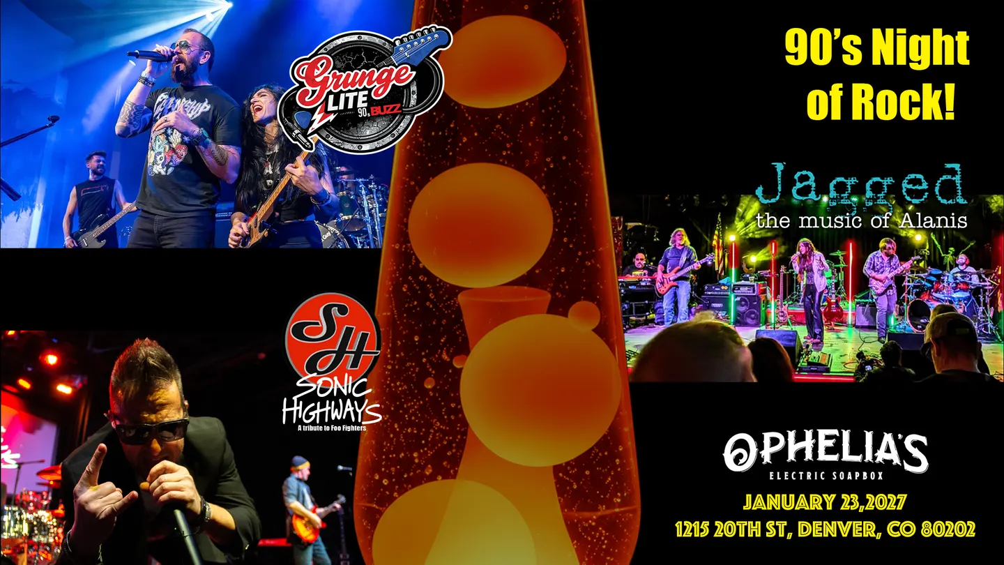 90s Rock Tribute Night: Grunge Lite w/ Sonic Highways and Jagged