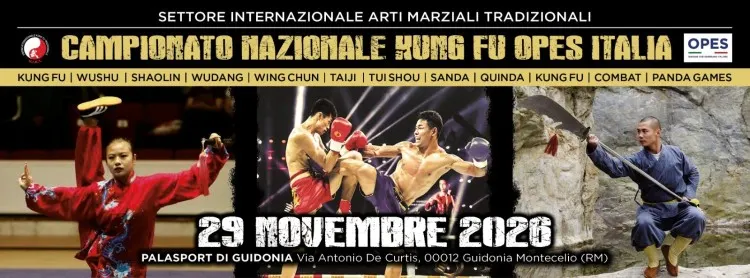 Campionato Nazionale Kung Fu Opes Italia 2026