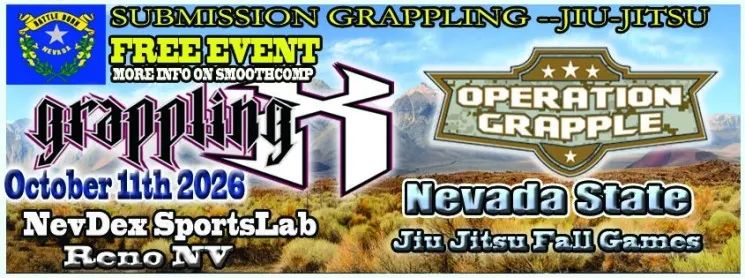 Grappling X 10/11/2026 Nevada State Jiu Jitsu Fall Games Reno NV