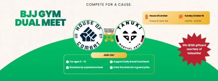 Dual Meet BJJ Tournament HOC X TANUKI