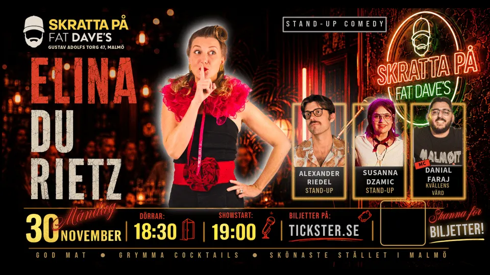 SKRATTA S02E18 - ELINA DU RIETZ STANDUP