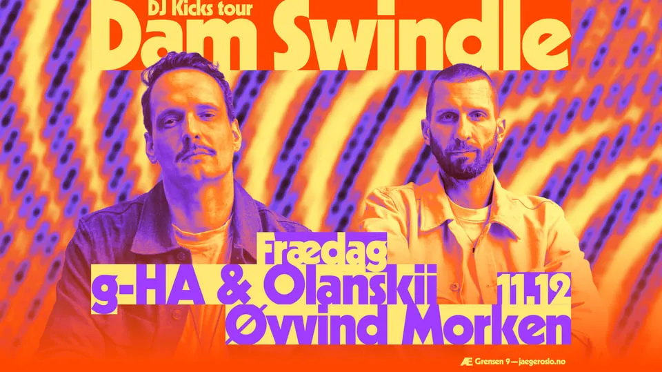 Frædag: Dam Swindle DJ Kicks tour