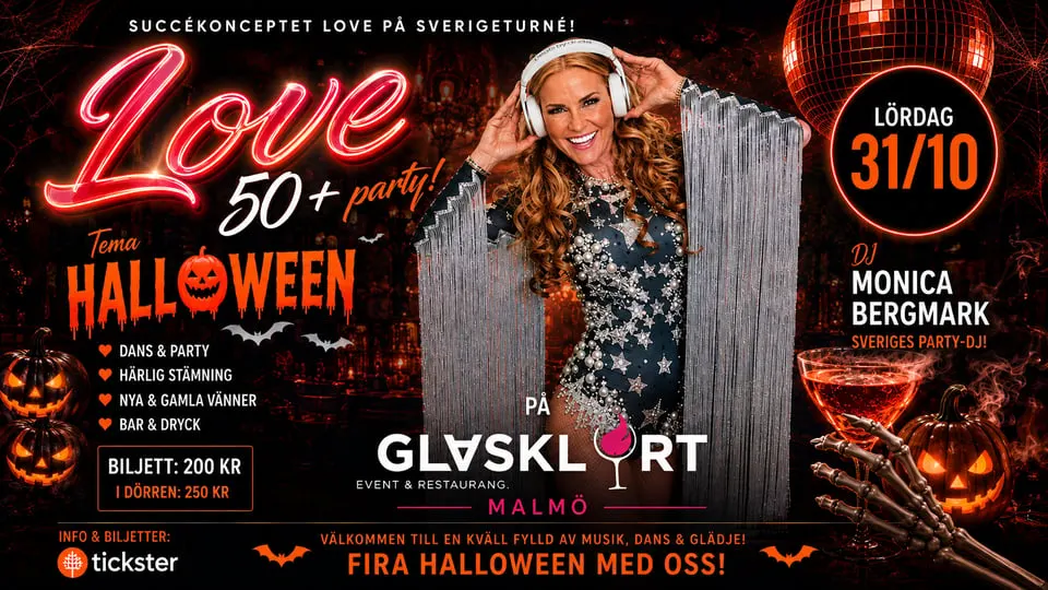 Love 50+ party Malmö