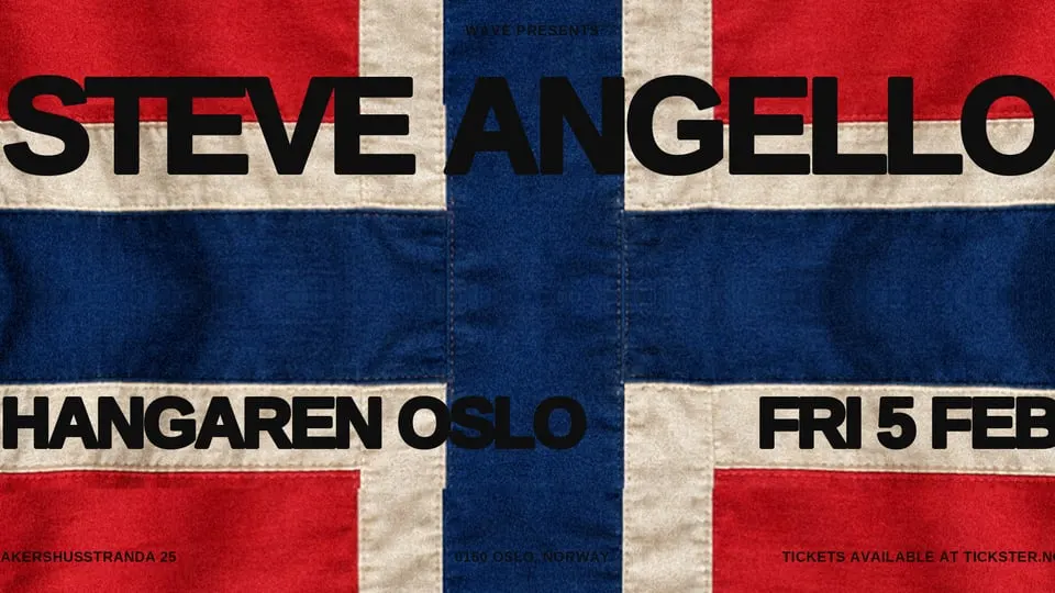 STEVE ANGELLO - OSLO - FRIDAY FEB 5TH