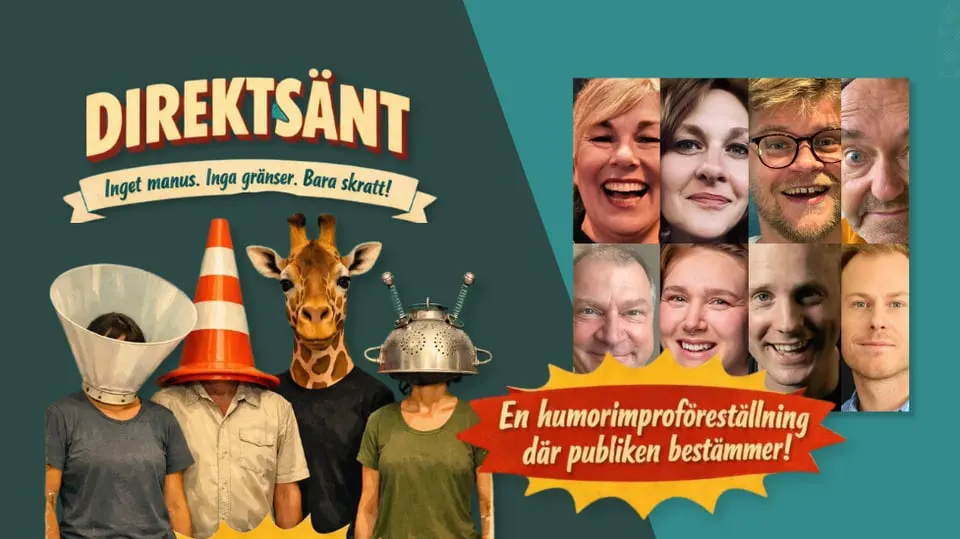 Direktsänt – improviserad humorshow i Lomma