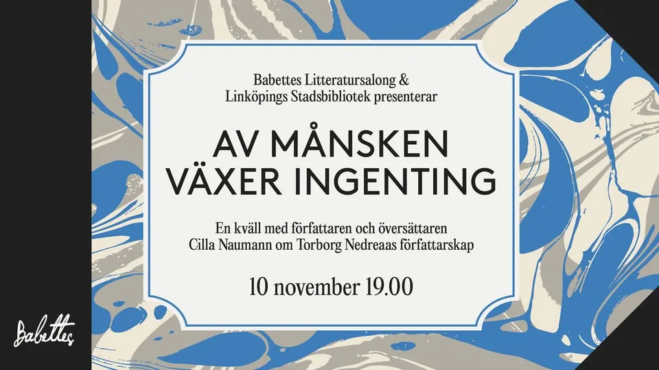 Litteratursalong om Torborg Nedreaas