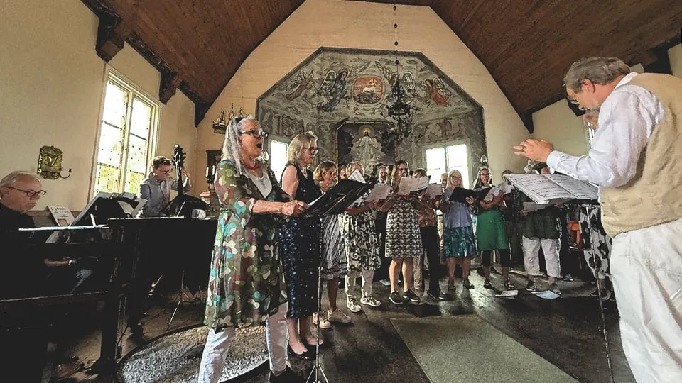 Jazzkonsert med kör och ensemble
