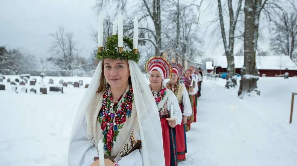 Luciakonsert i folkton