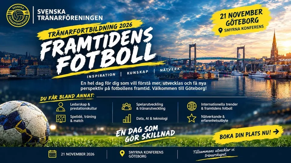 Framtidens Fotboll - 21 november Göteborg