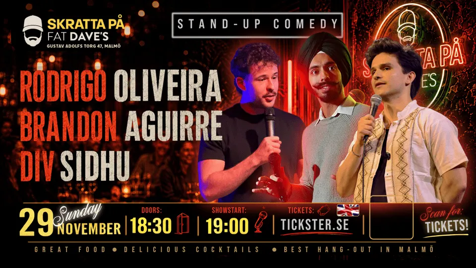 SKRATTA S02E17 - ENGLISH STANDUP