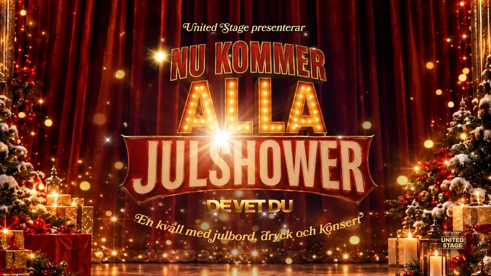 Nu kommer alla julshower med DE VET DU