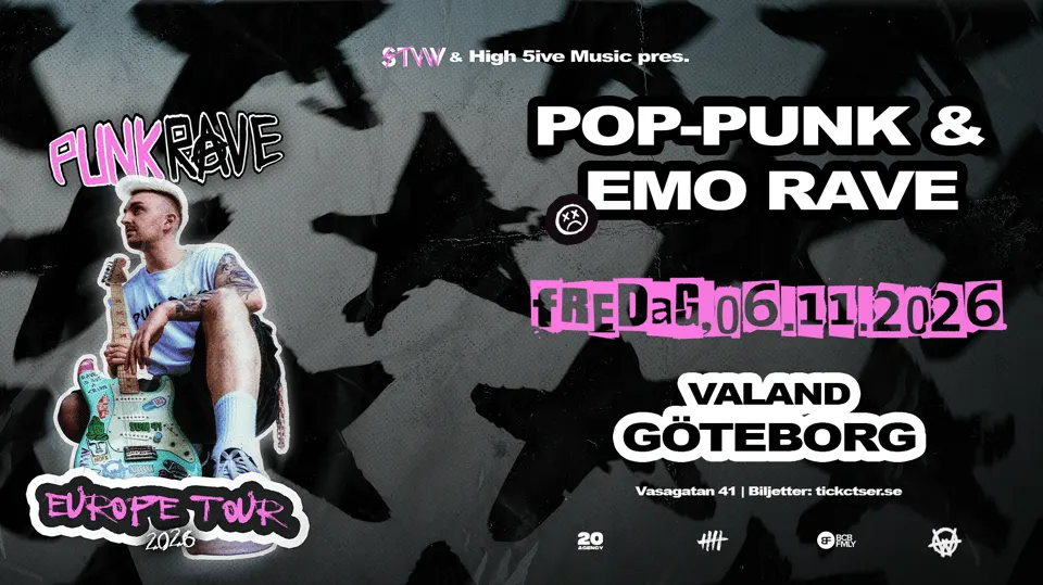 STVW PUNK RAVE – Europe Tour 2026 | Göteborg
