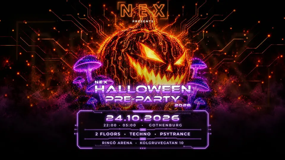 NEX | PRE-PARTY HALLOWEEN 2026 | 24 OCT