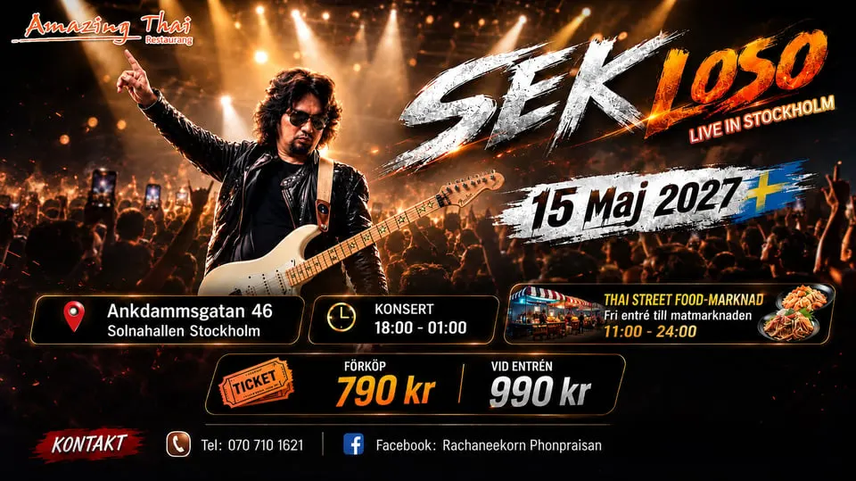SEK LOSO Live i Stockholm