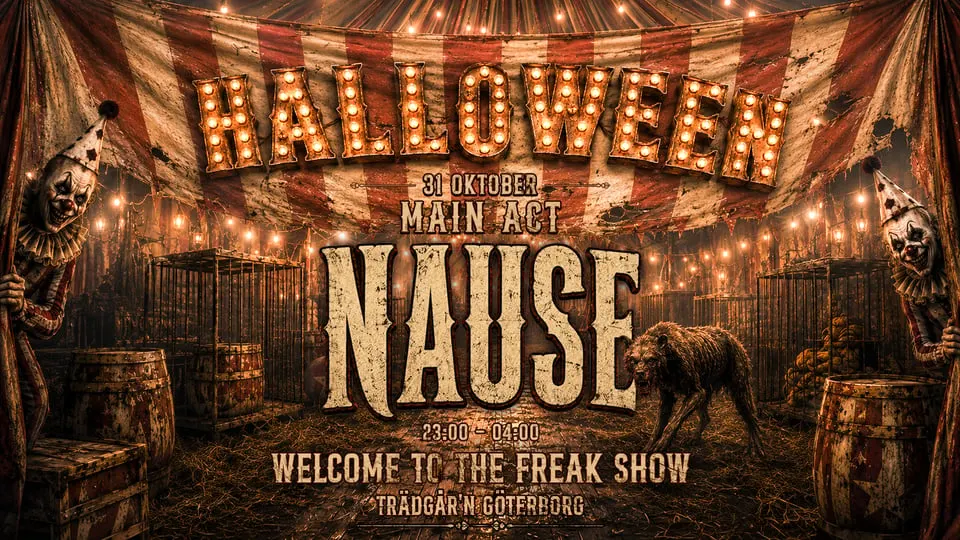 GÖTEBORGS STÖRSTA HALLOWEENFEST - 31 OKTOBER