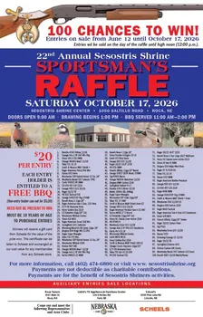 22nd Annual Sesostris Shrine Gun / Sportsman's Raffle