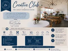 Creative Club at The Urban Farmhouse Room