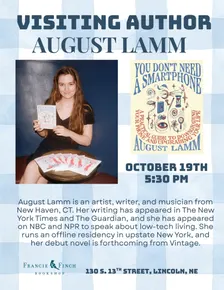 Visiting Author - August Lamm - You Don't Need a Smartphone: A Practical Guide to Downgrading Your Phone and Upgrading Your Life