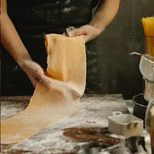 Fresh Handmade Pasta: Fettuccine and Pesto in Seattle